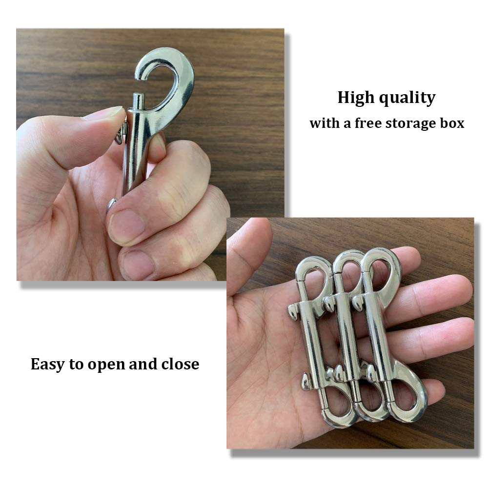Double-Ended Bolt Snap Hook Set for Heavy Duty Use