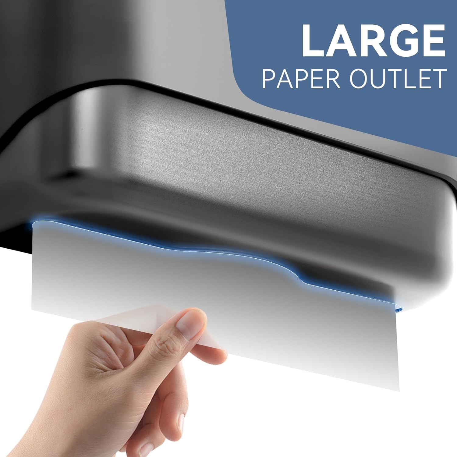 Wall Mounted Paper Towel Dispenser with Key Lock and Transparent Window