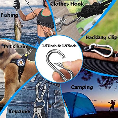 Durable secure hammock swing set connectors 304 stainless steel