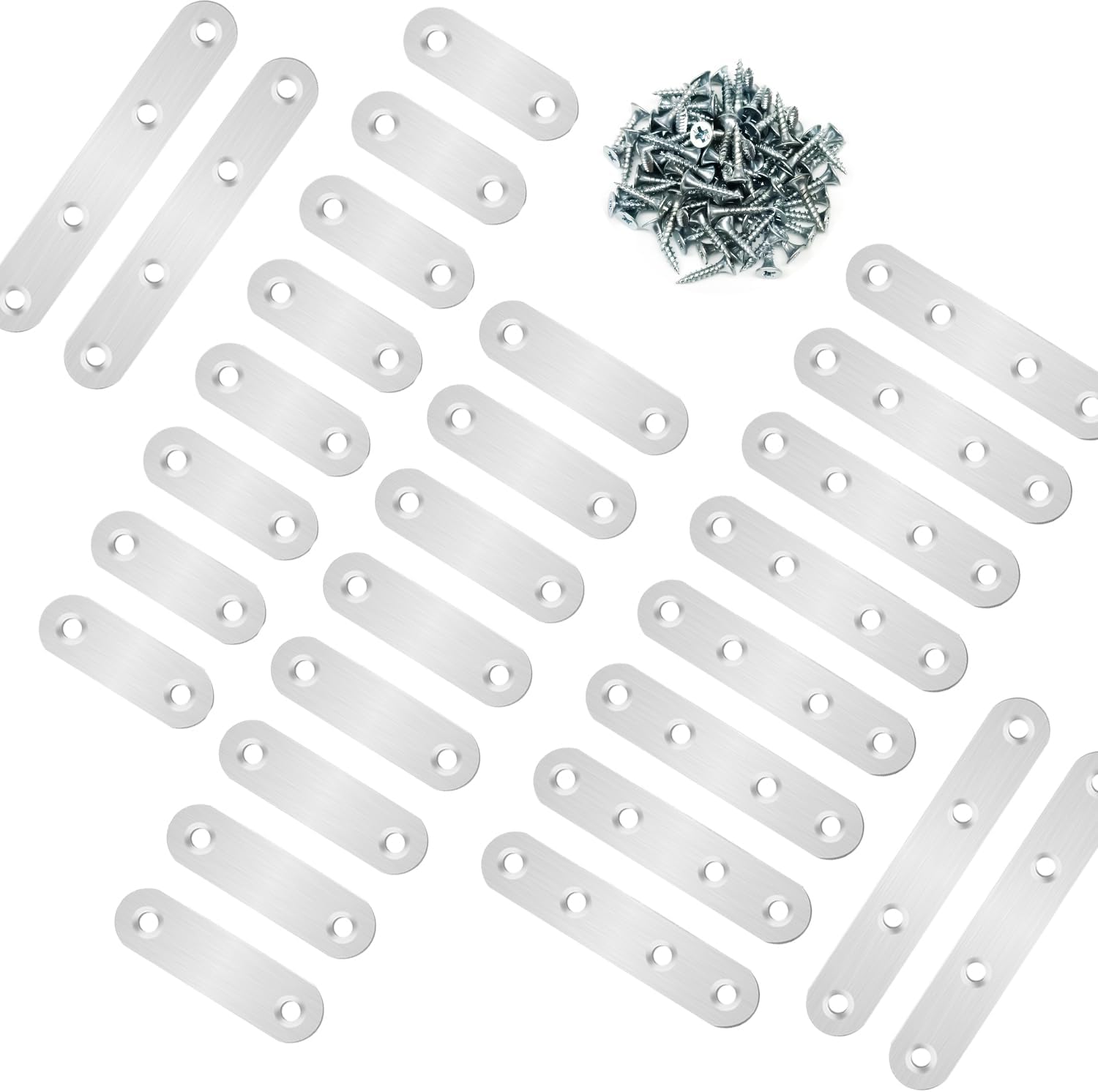 TmyjfjingxiDurable Metal Bracket Plates for Wood Stainless Steel