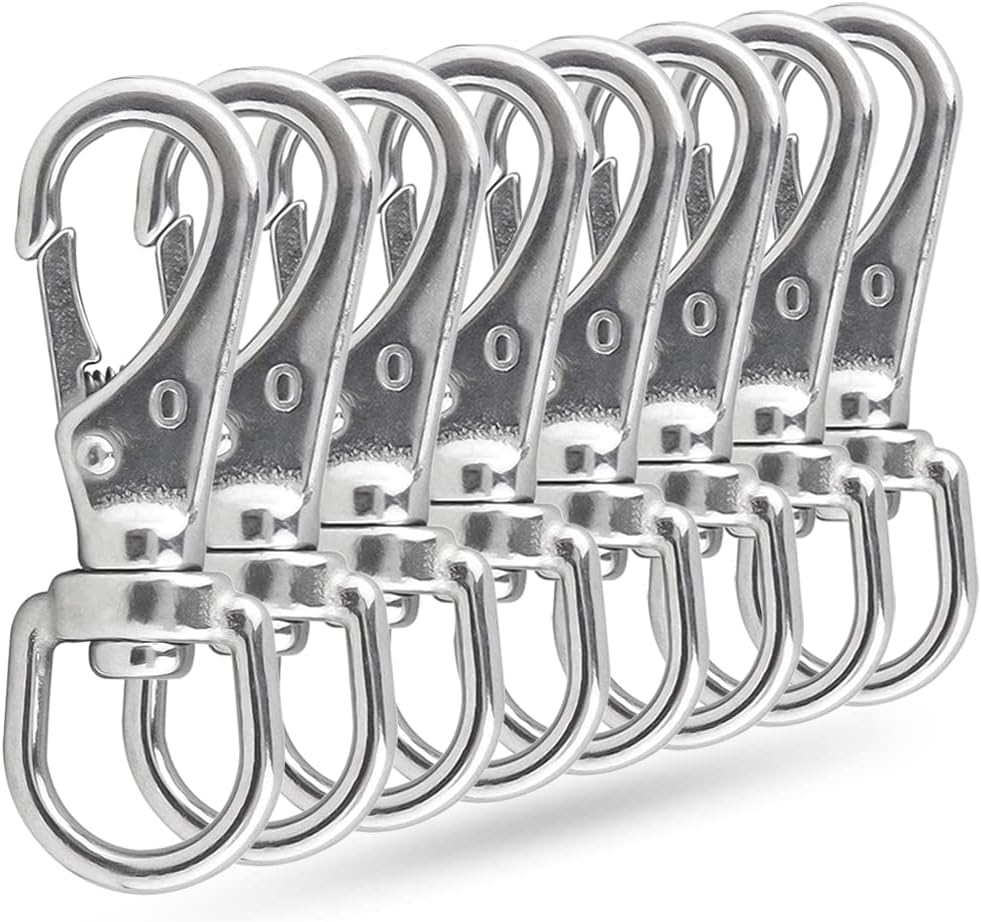 Ekunbuy Swivel Eye Snap Hooks 304 Stainless Steel Heavy Duty