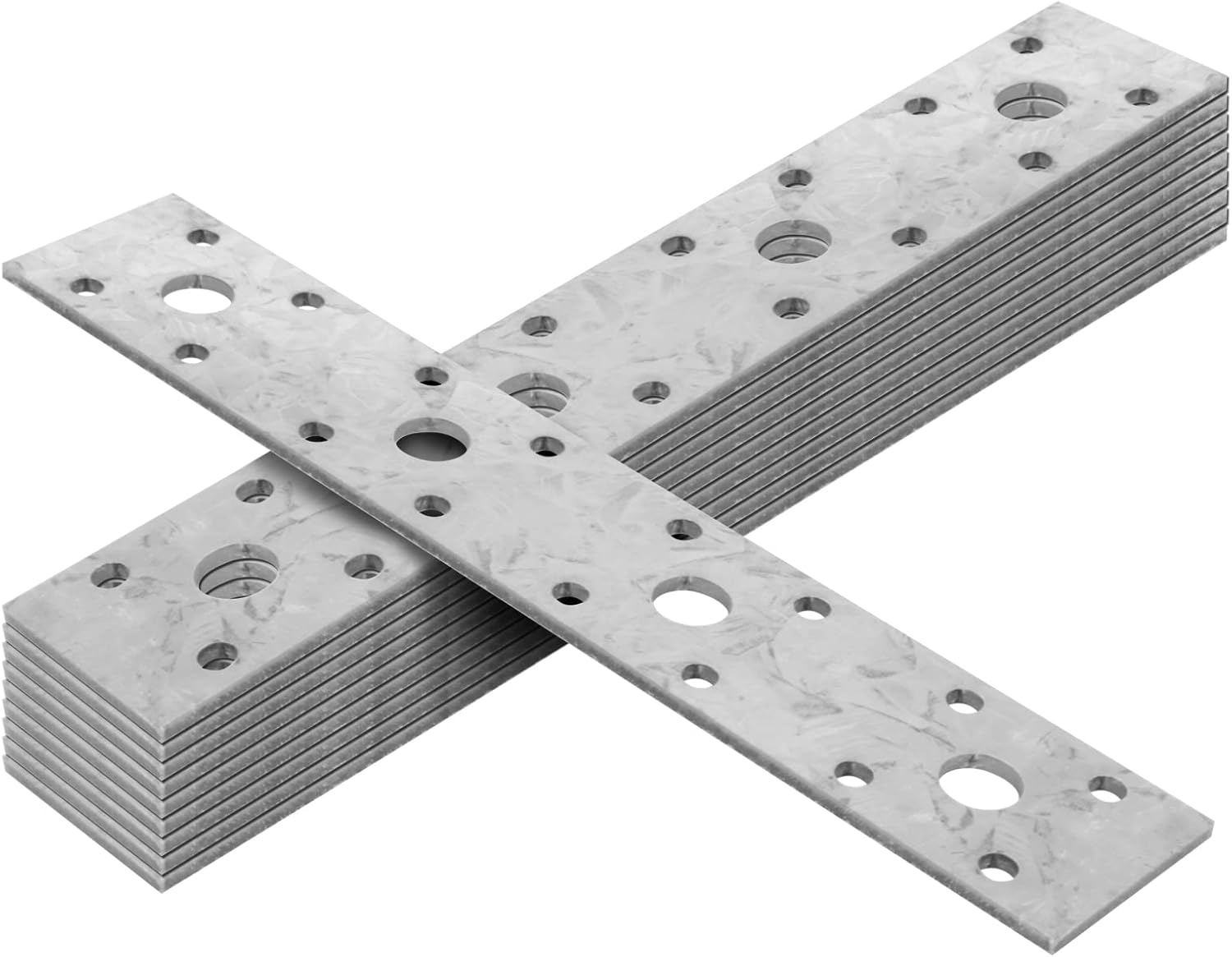 10-Piece Flat Tie Plate Repair Kit for Wooden Timber More