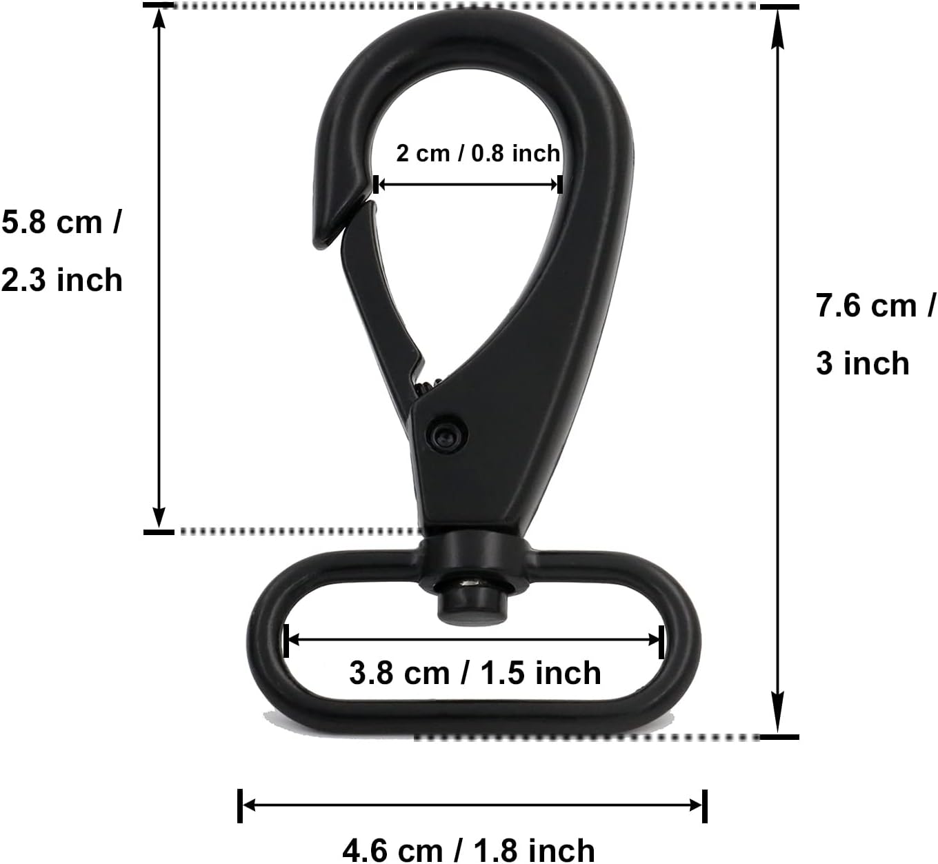 Bikico Swivel Clip 1-12 Trigger Spring Loaded Clips