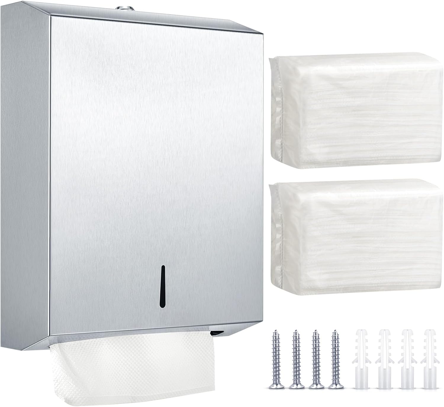 Premium Stainless Steel Towel Dispenser for Commercial Use