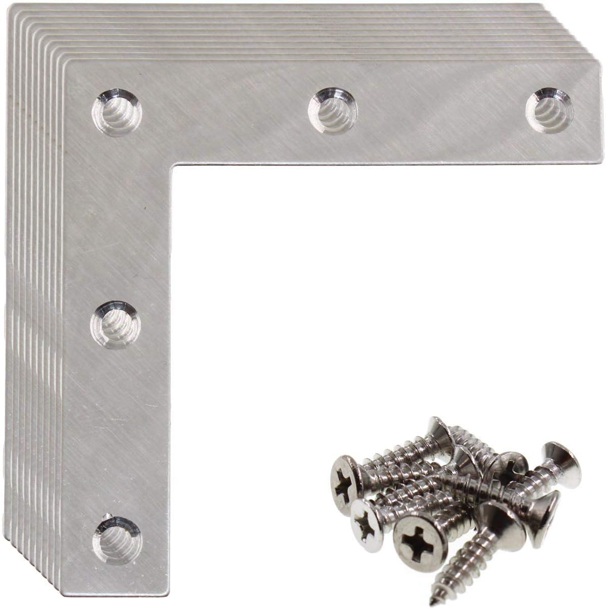 10 Pack Repair Mending Bracket Plate for Wood Metal and Furniture