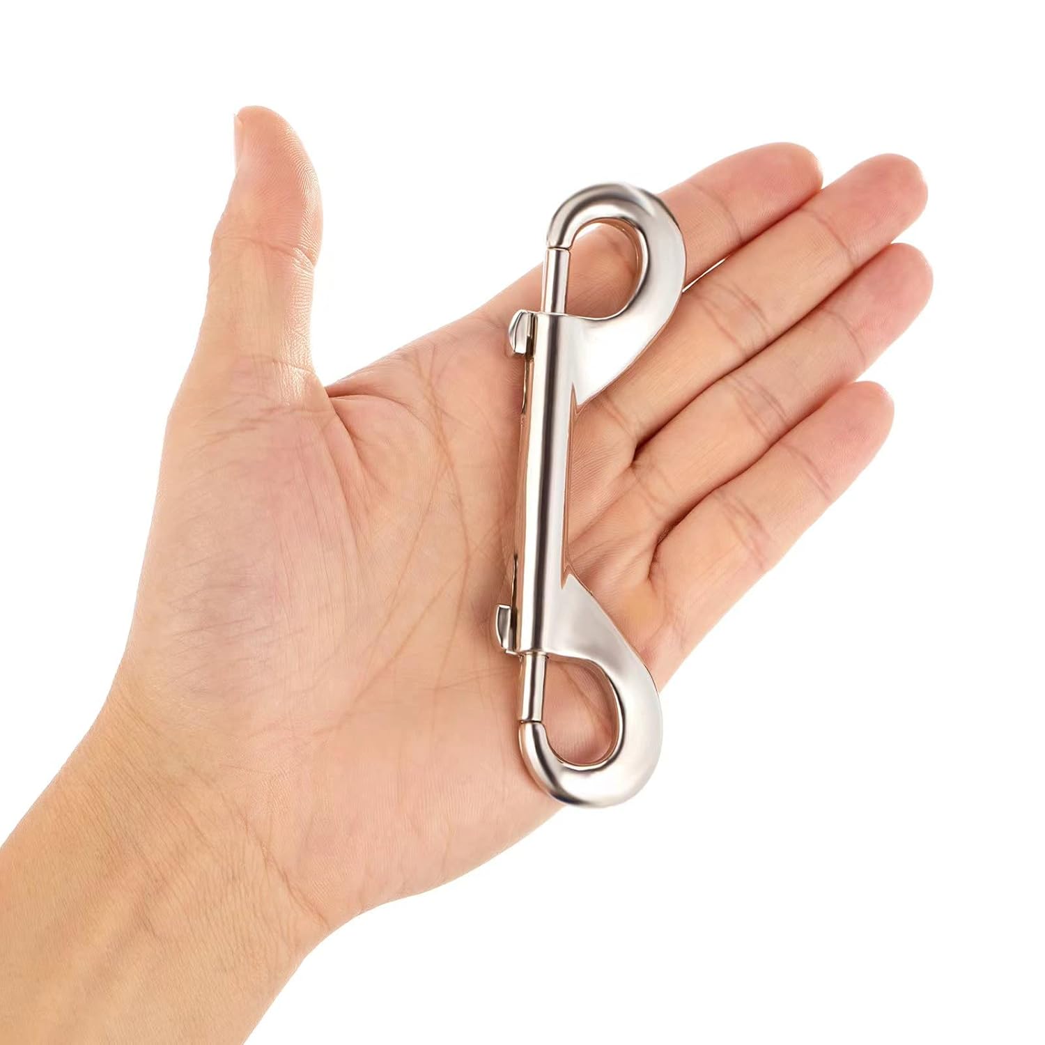 Double-Ended Bolt Snap Clips 5-Piece Set Sliver