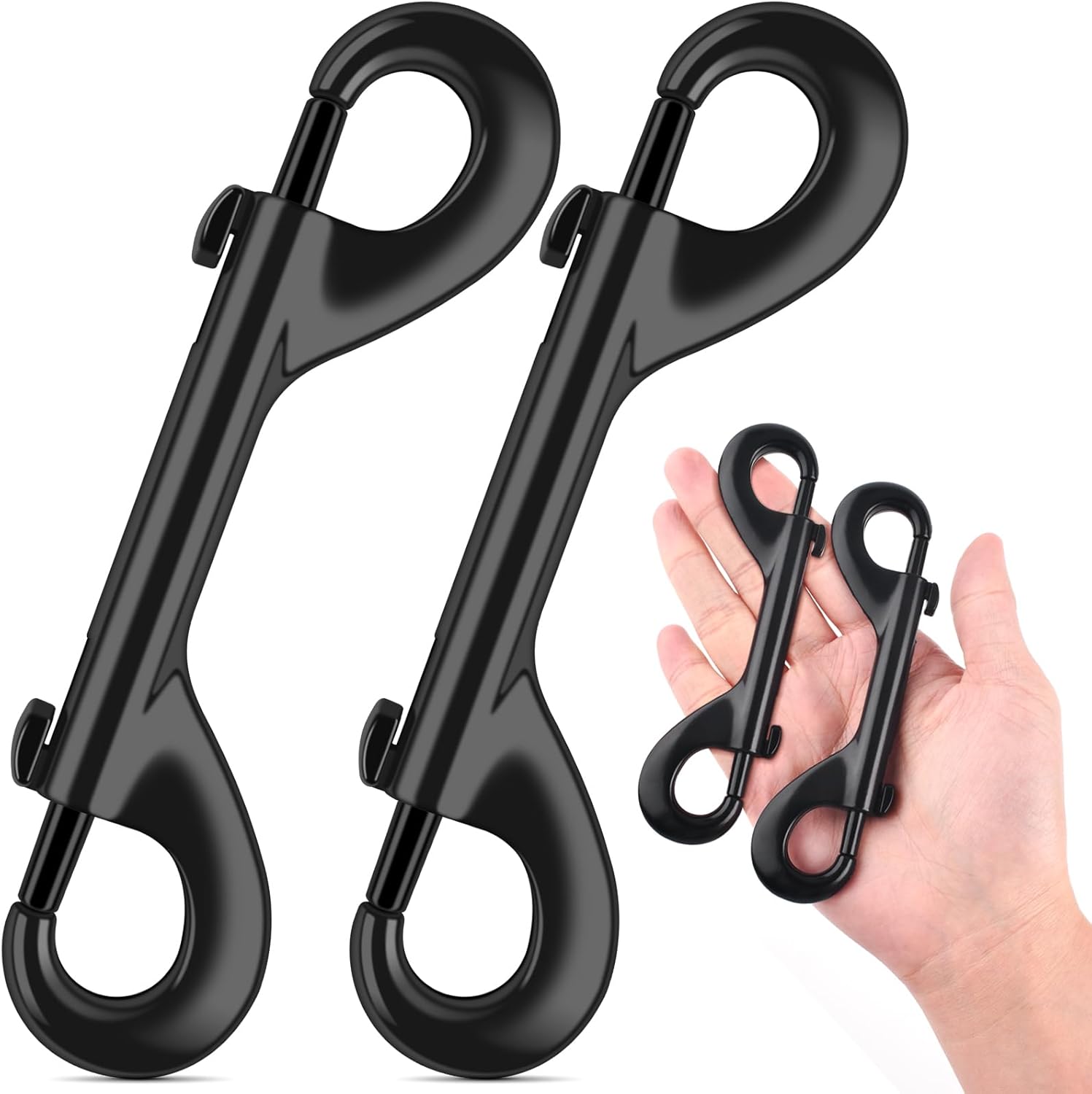 ERKOON Double-Ended Bolt Snaps Heavy Duty 220lbs Load Capacity 8 Piece Pack
