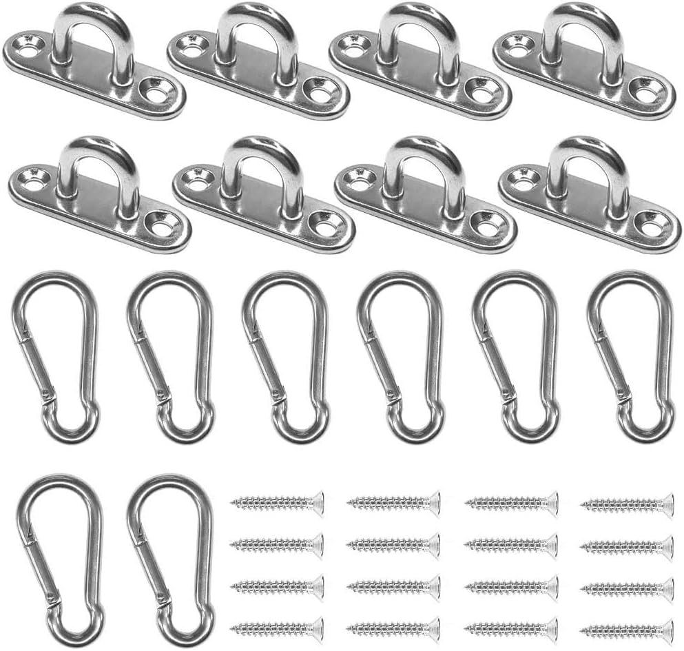 Sturdy Stainless Steel U Hooks Set for Marine Use