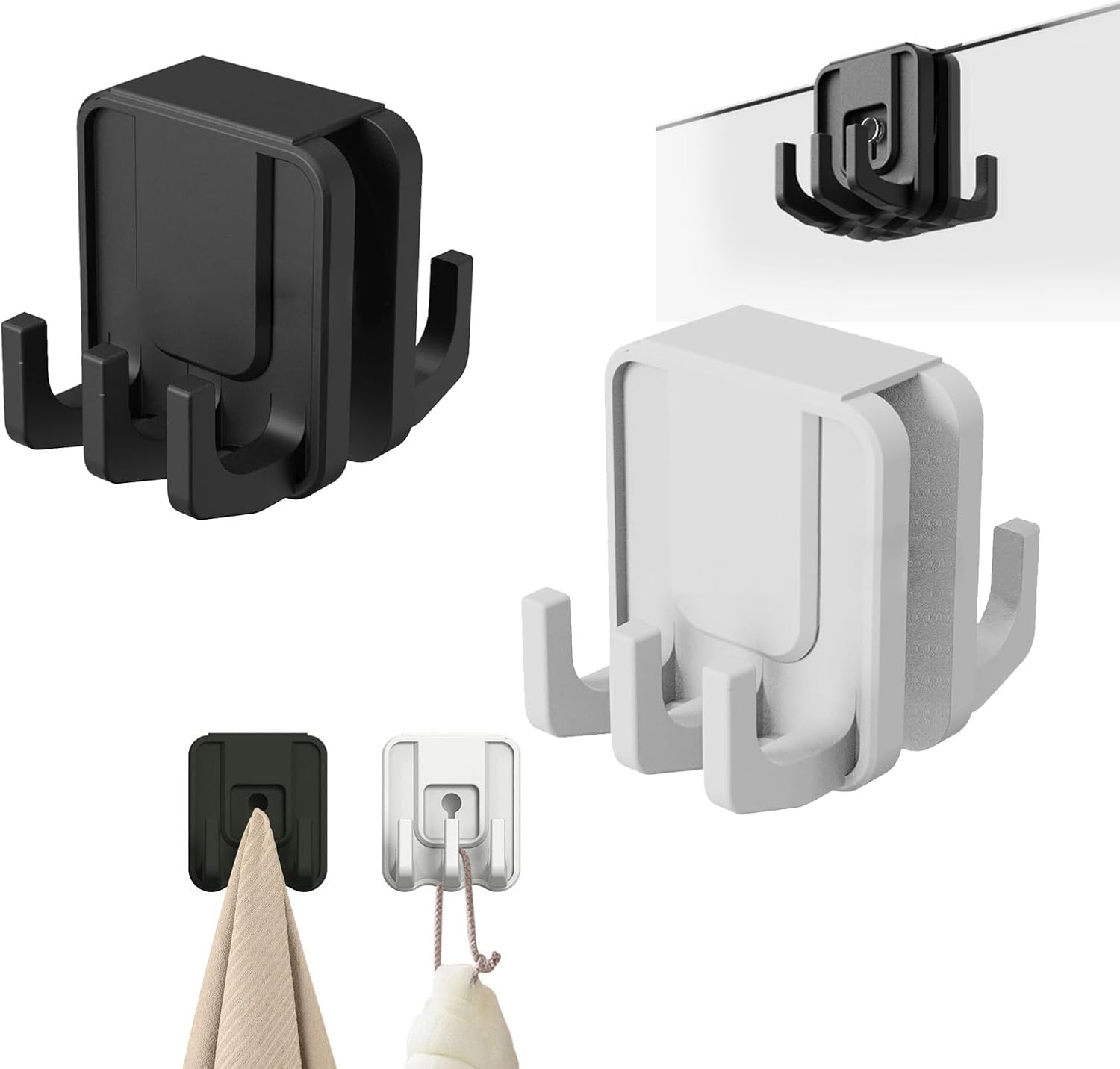 High-Quality Silicone Over-Door Towel and Bathroom Hook