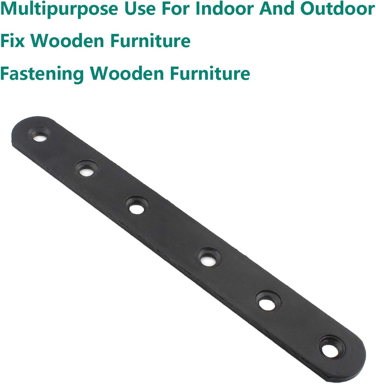 4-Pack Metal Bracket Set for Wood Repair