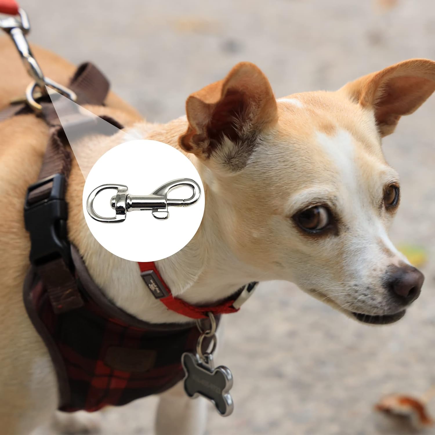 Zinc Alloy Trigger Clips for Dog Leads Mens Keyrings