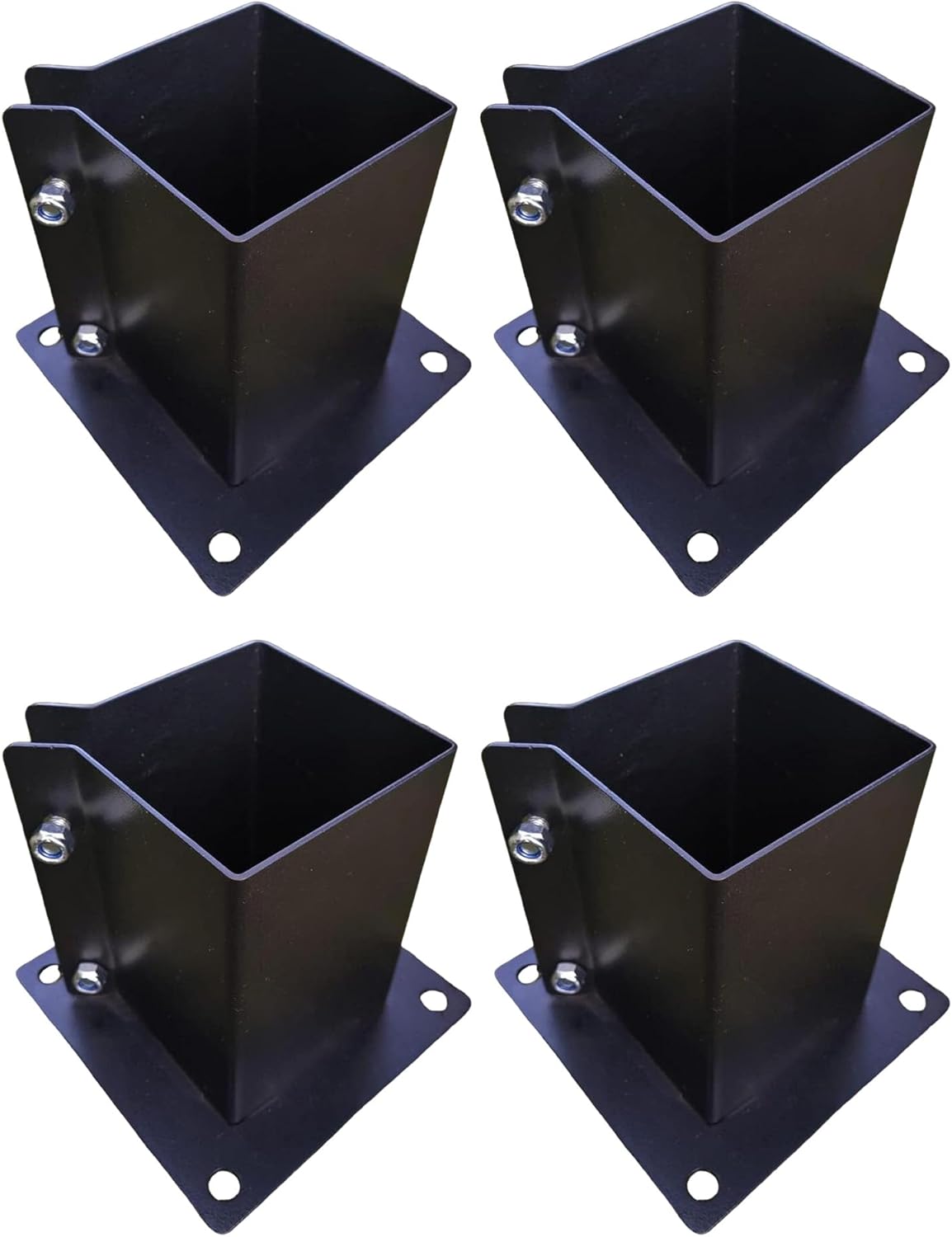 Sturdy Metal Post Bracket 6x6 Pack of 4