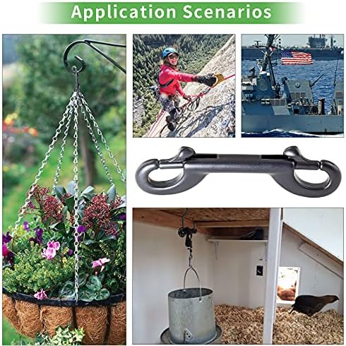 Super Strong Double Ended Bolt Snaps Hook Durable Weatherproof Pet Home Use
