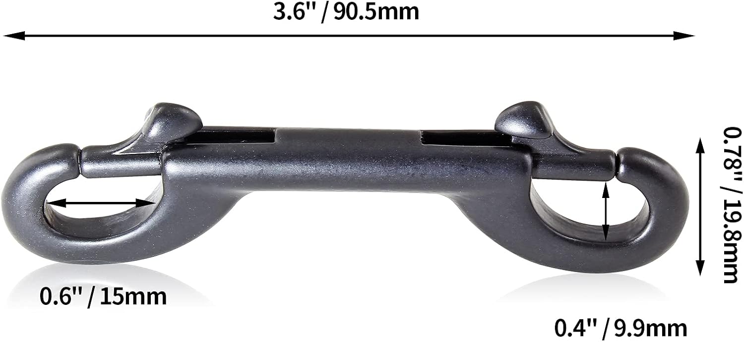 Super Strong Double Ended Bolt Snaps Hook Durable Weatherproof Pet Home Use