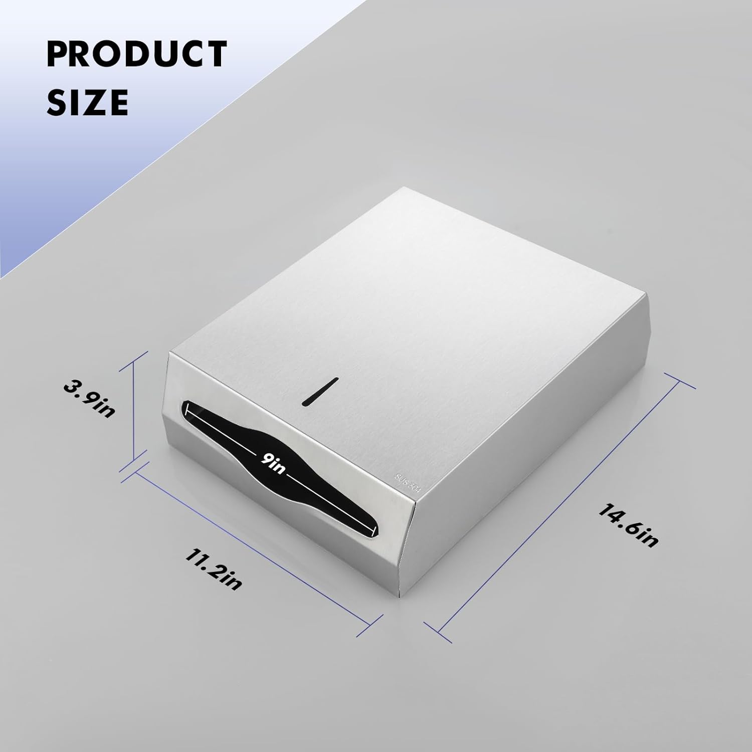 Stainless Steel Wall-Mounted Dispenser for Haggle-Free Restrooms