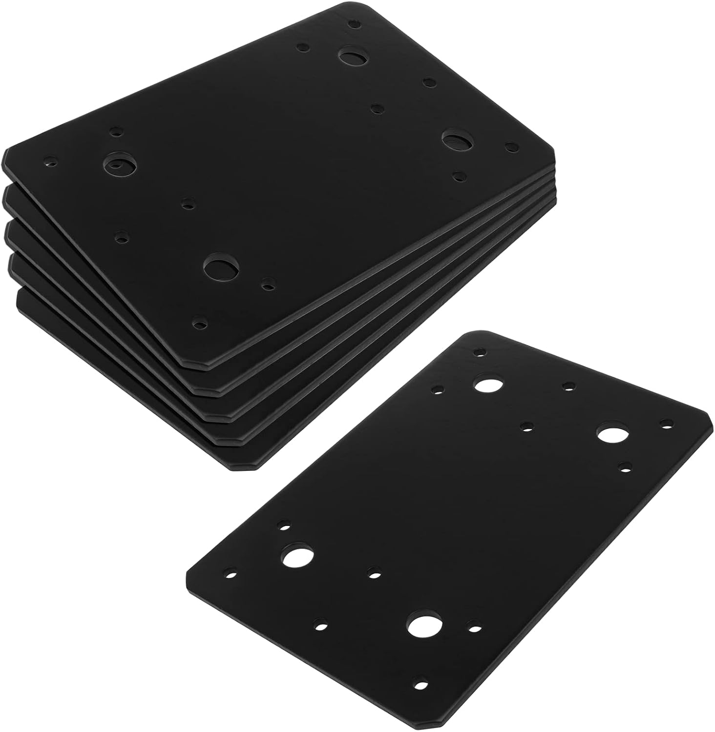 6-Piece Carbon Steel Flat Mending Plate Set