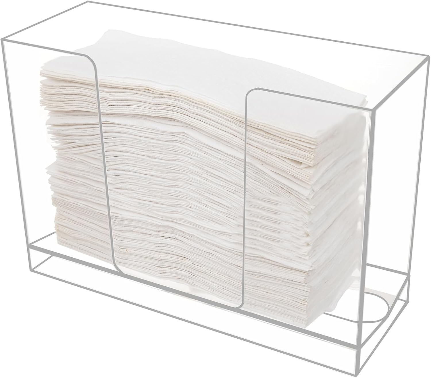 Durable Space-Saving - Wall-Mounted Paper Towel Organizer for Home Commercial Use