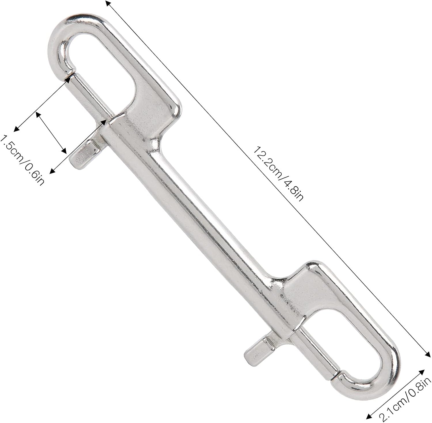 Stainless Steel Double-Ended Bolt Snap Hook