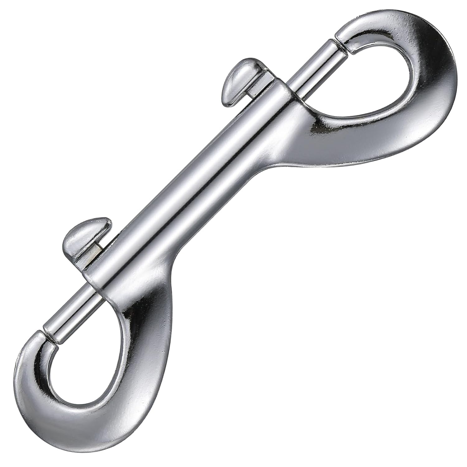Wensilon 8 Pcs Silver Marine Grade Double Ended Bolt Snap Diving Hook Clips