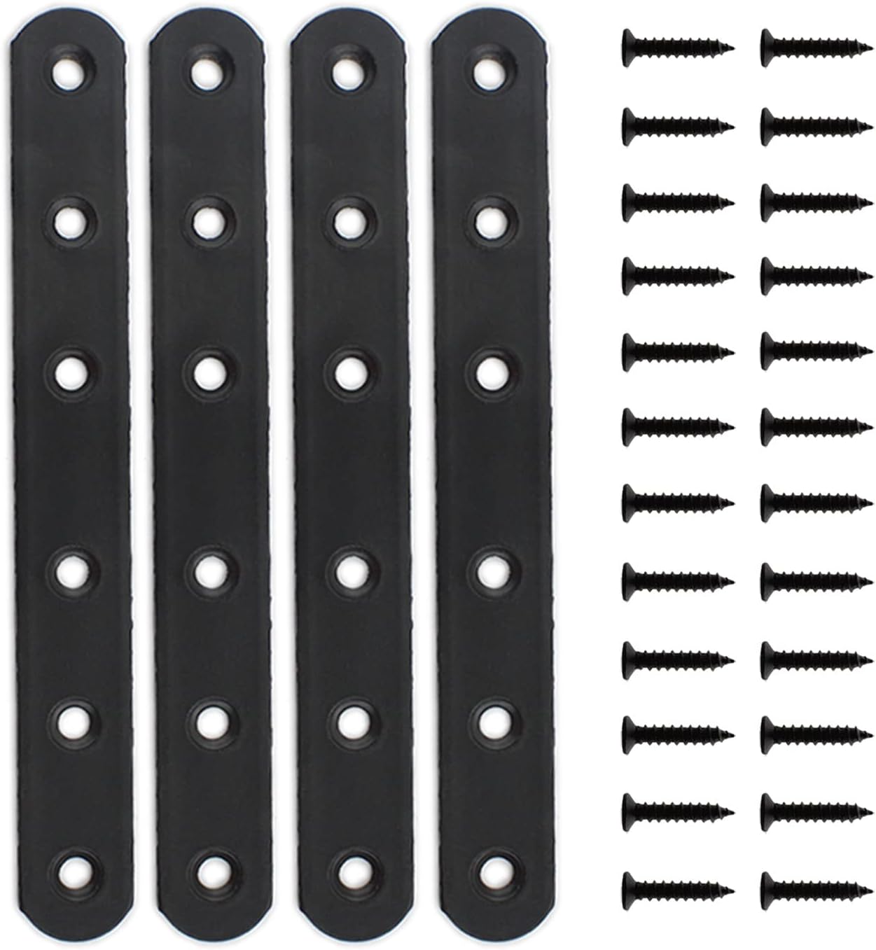 4-Pack Metal Bracket Set for Wood Repair