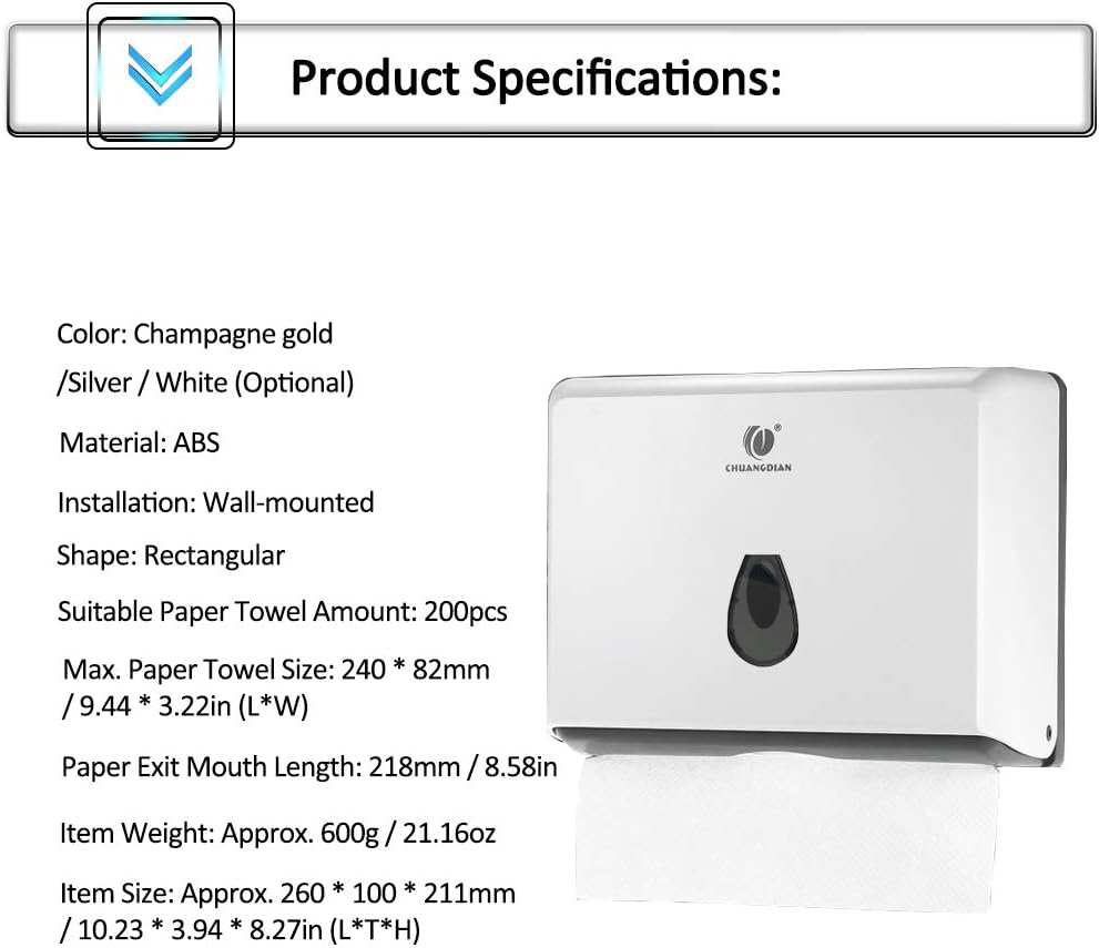 Multi-Purpose Wall-Mounted Paper Towel Dispenser