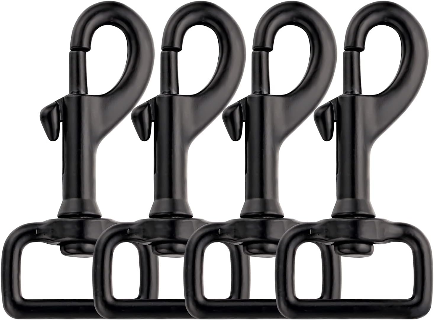 Premium Heavy Duty Dog Leash Clips 1 x 4PCS Black