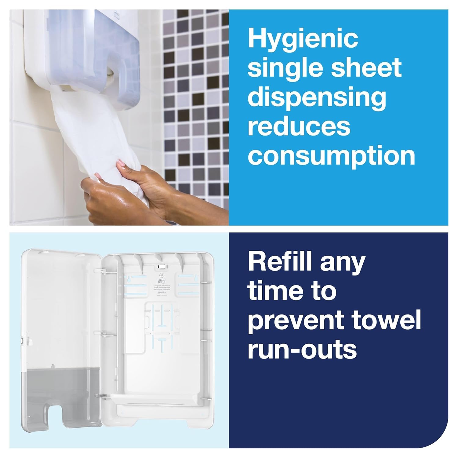 Save Space Elevate Hygiene - Tork Xpress Hand Towel Dispenser