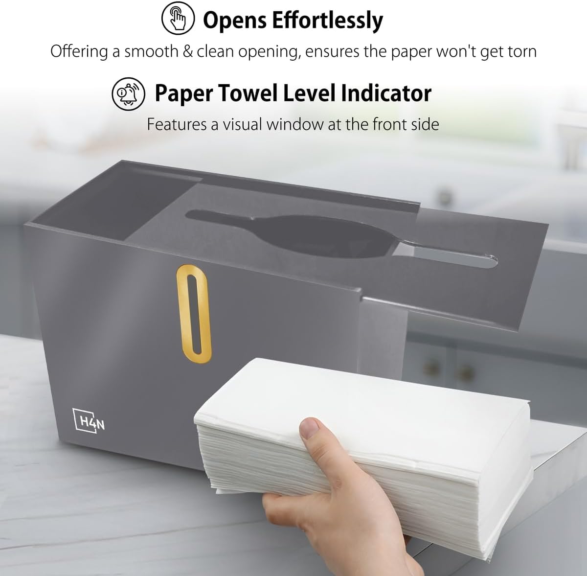 Compact Hand Paper Towel Dispenser Countertop