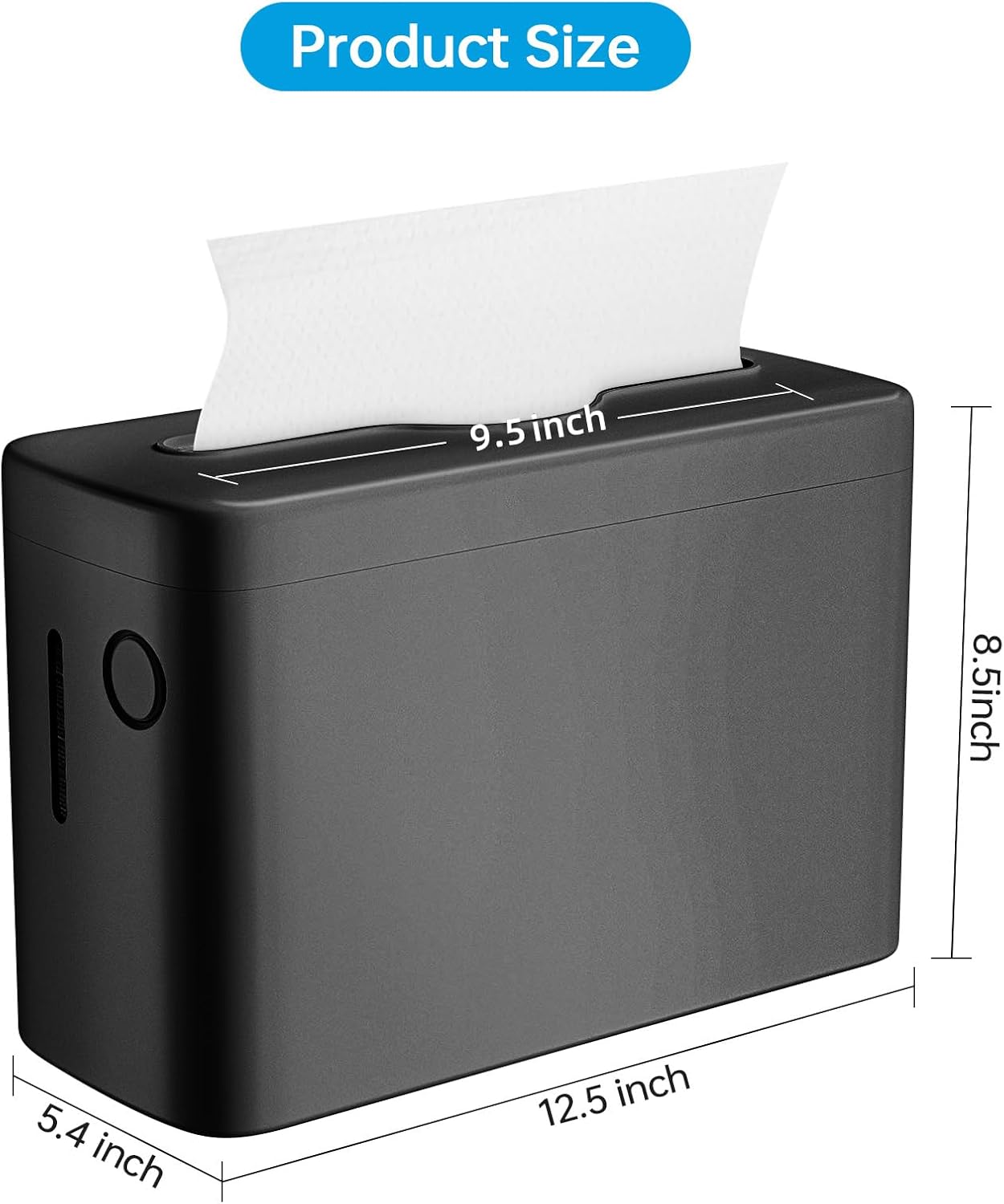 Premium Black Hand Towel Dispenser