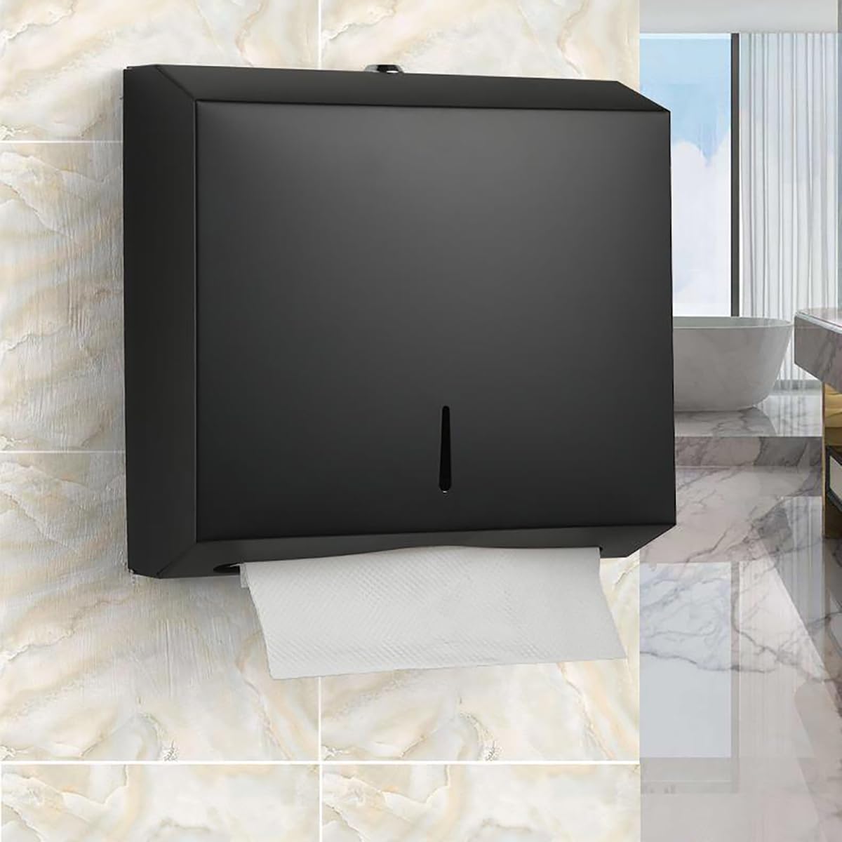 TOBEFORT Commercial Stainless Steel Towel Dispenser