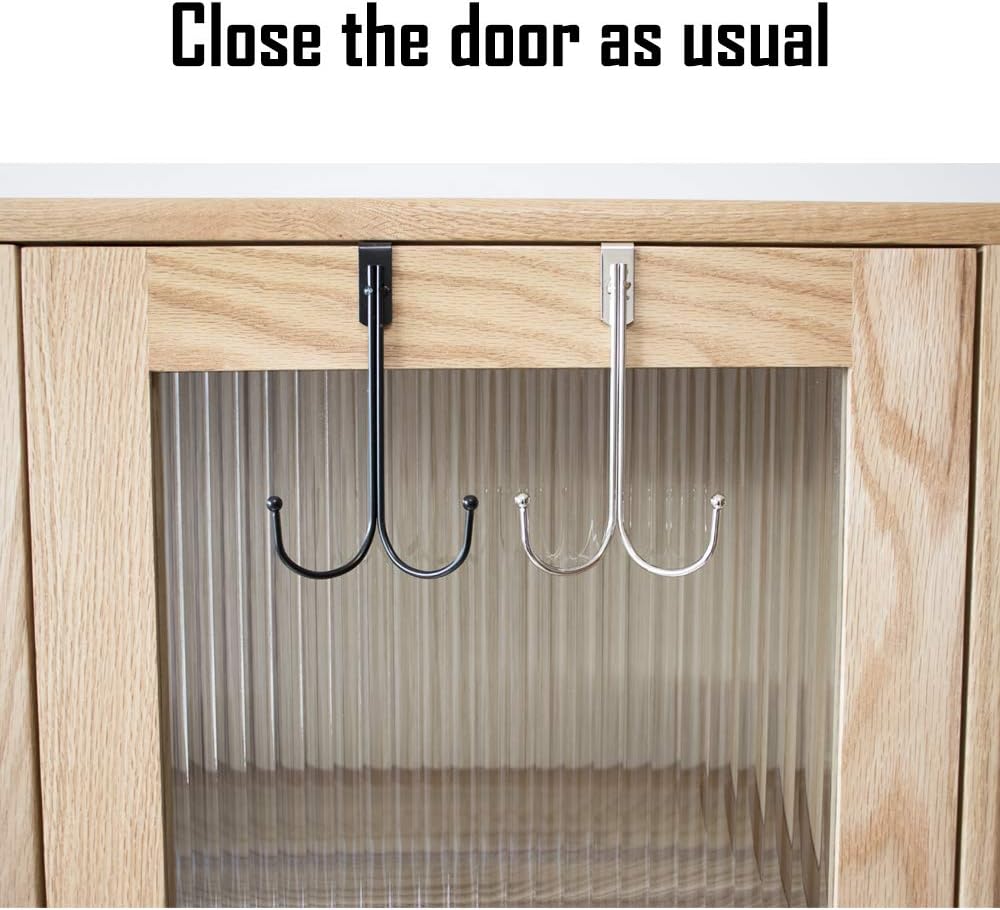SayHi2U Over-the-Door Double Hanger Hook