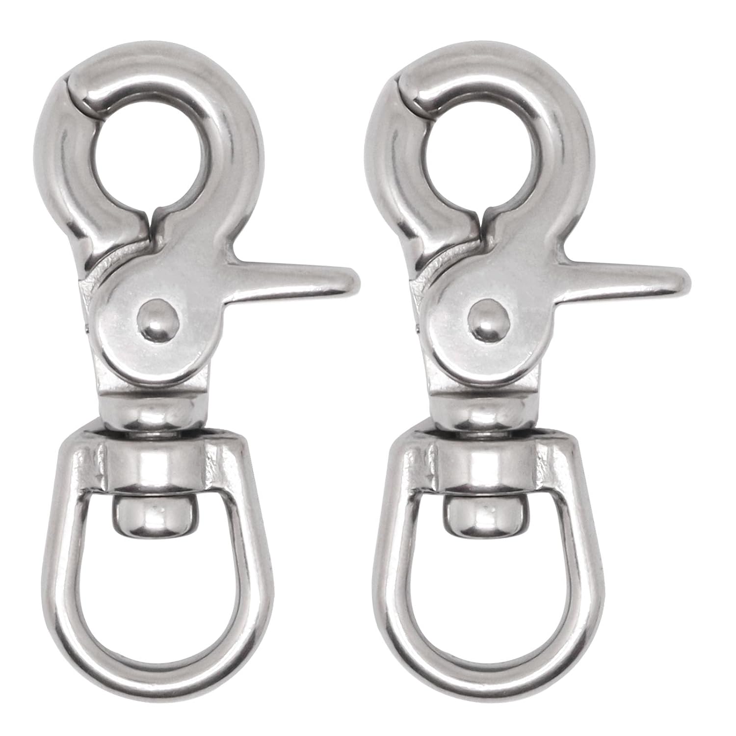 2 Pcs Heavy Duty Trigger Snaps Swivel Hooks 2 35 Inch