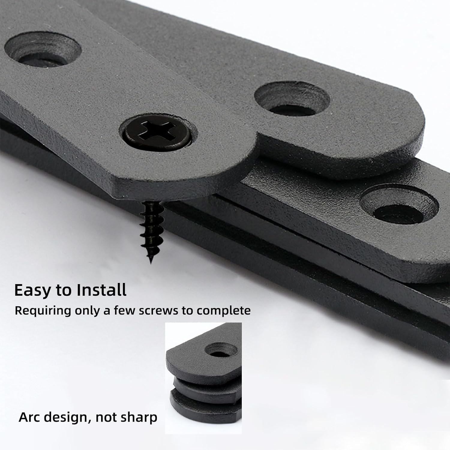 10-Piece Metal Mending Plate Set for Wood Fixtures