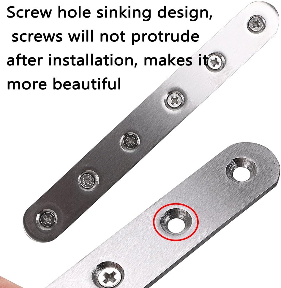 Sturdy Stainless Steel Plate for Furniture Repair