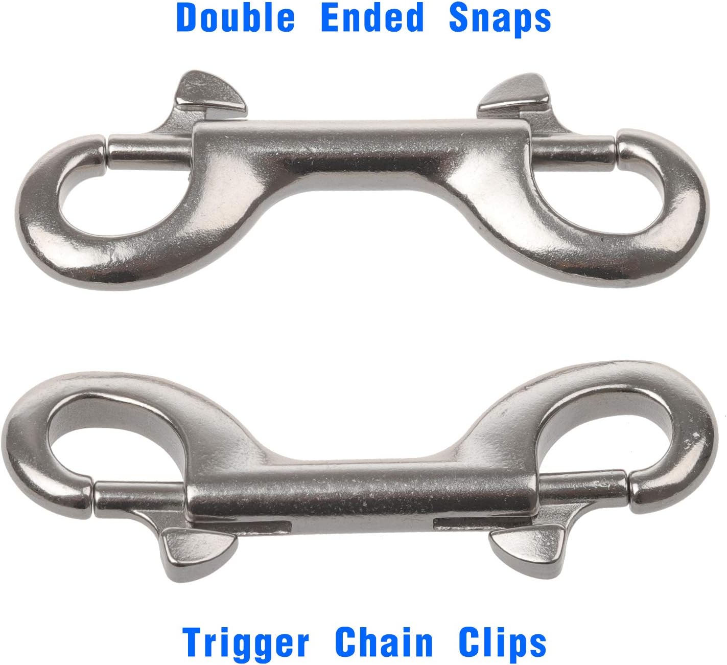 Double-Ended Bolt Snap Clips 316 SS