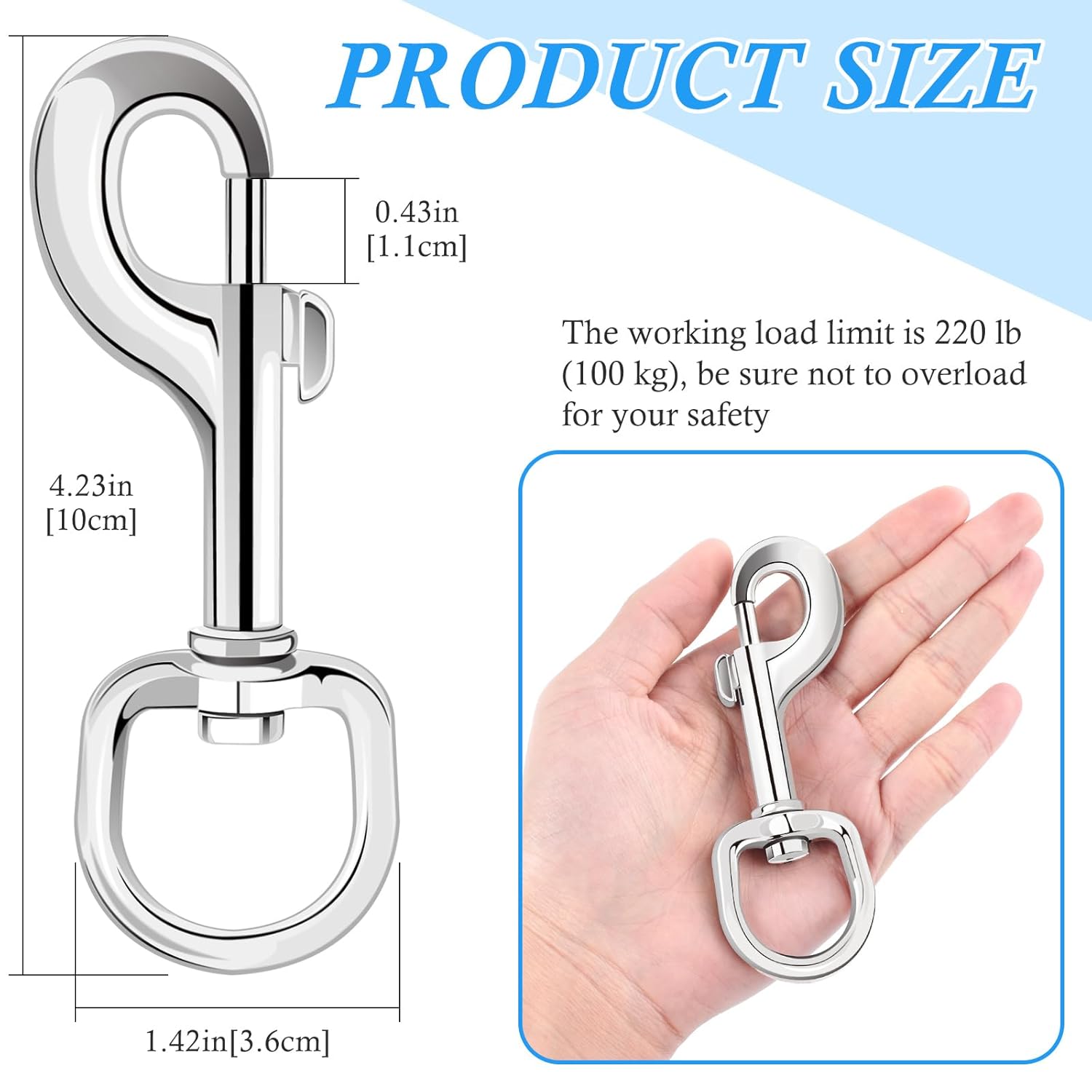 ERKOON 423 Swivel Snap Hooks