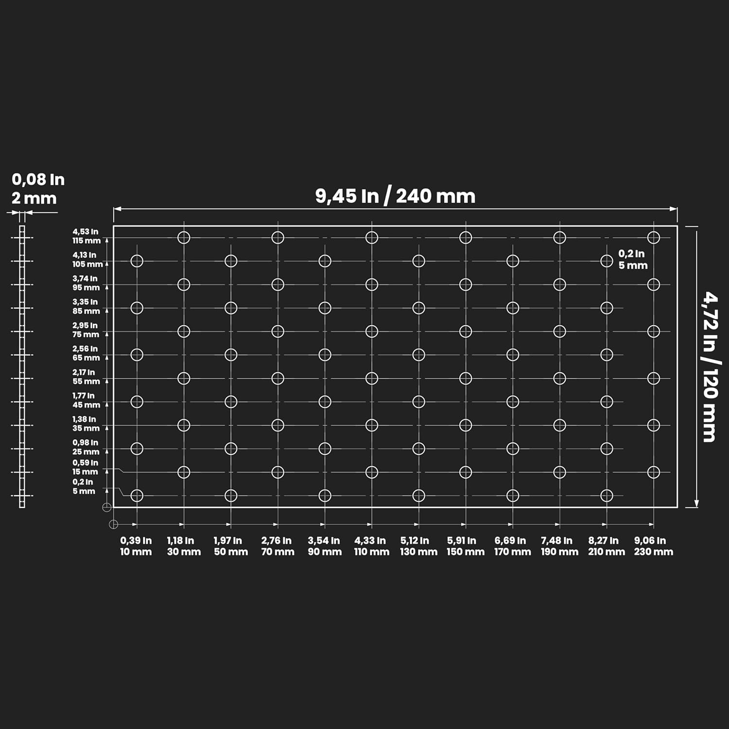Repa Market Metal Bracket Mending Plate 944x472 Inch Pack of 4