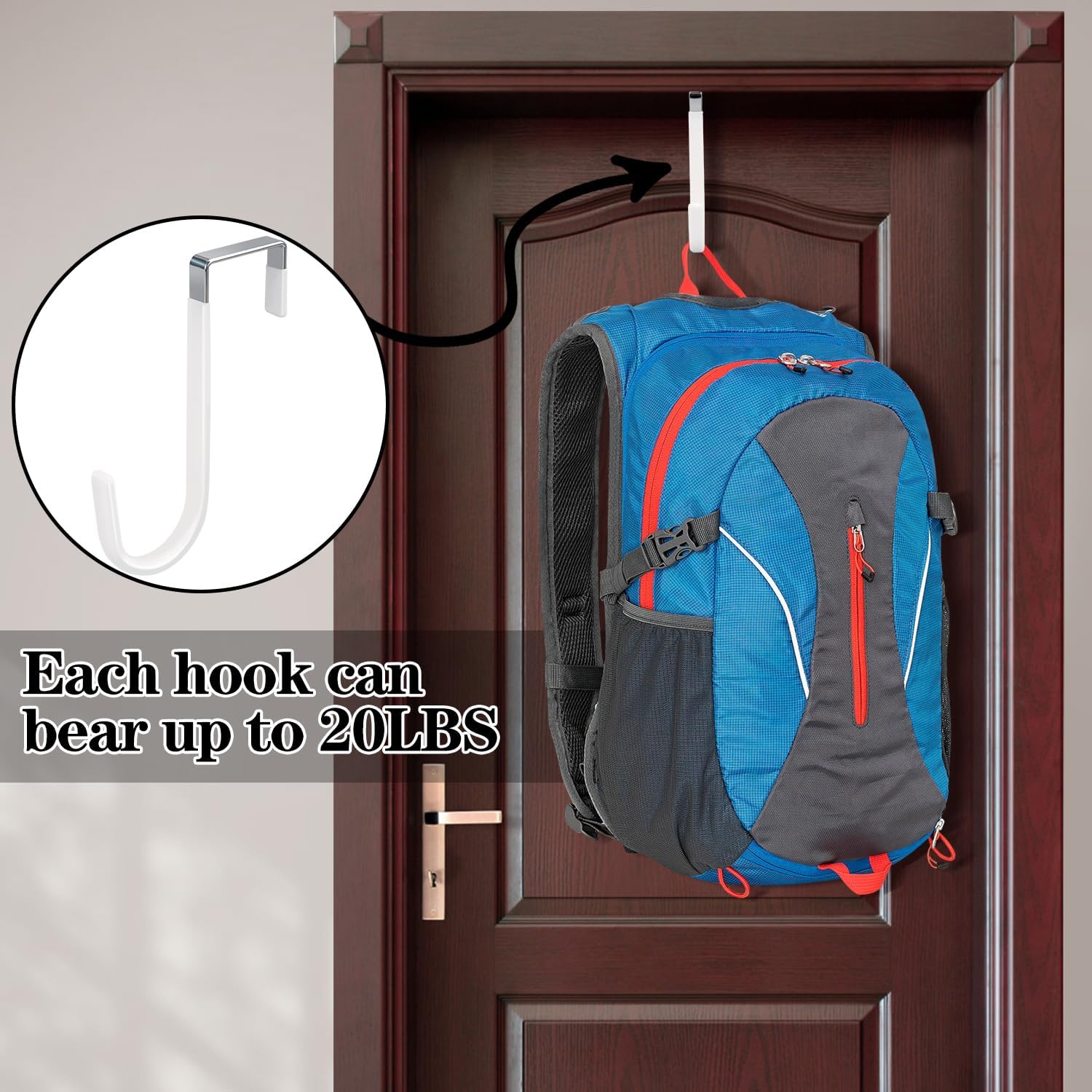 Over-the-Door Hangers with Double Purpose