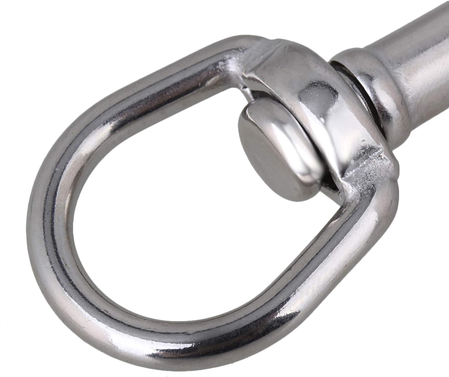 Durable Trendy Silver Keychain Strap with 304 Stainless Steel