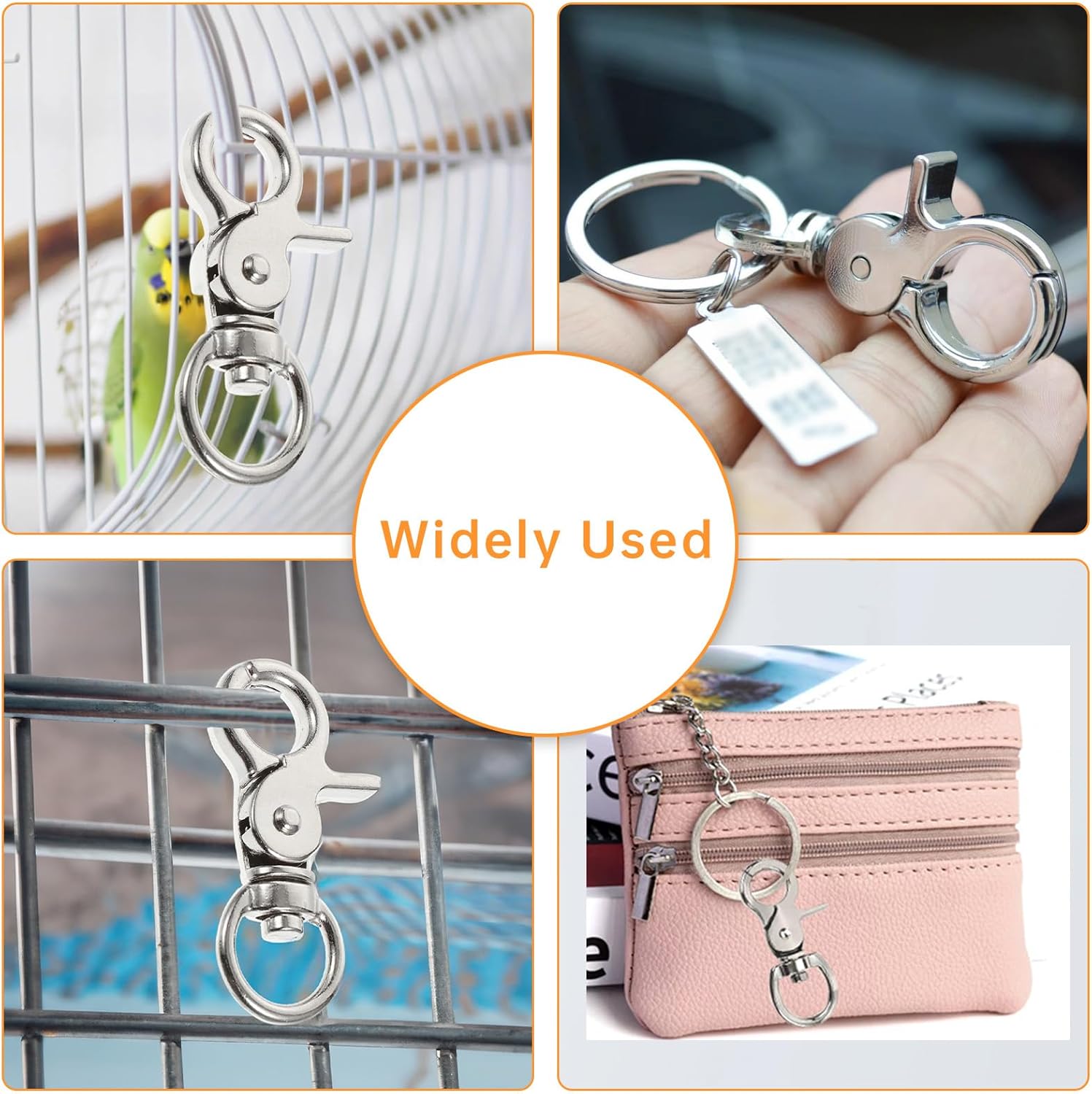10PCS Durable Trigger Snaps Zinc Alloy Open Design Easy to Install