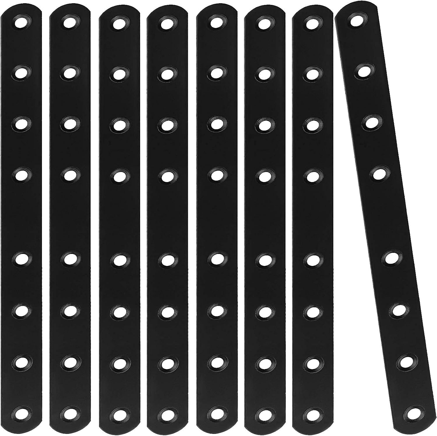 12-Pack Black Mending Plate 10- nos Black Mending Plate 10L 3