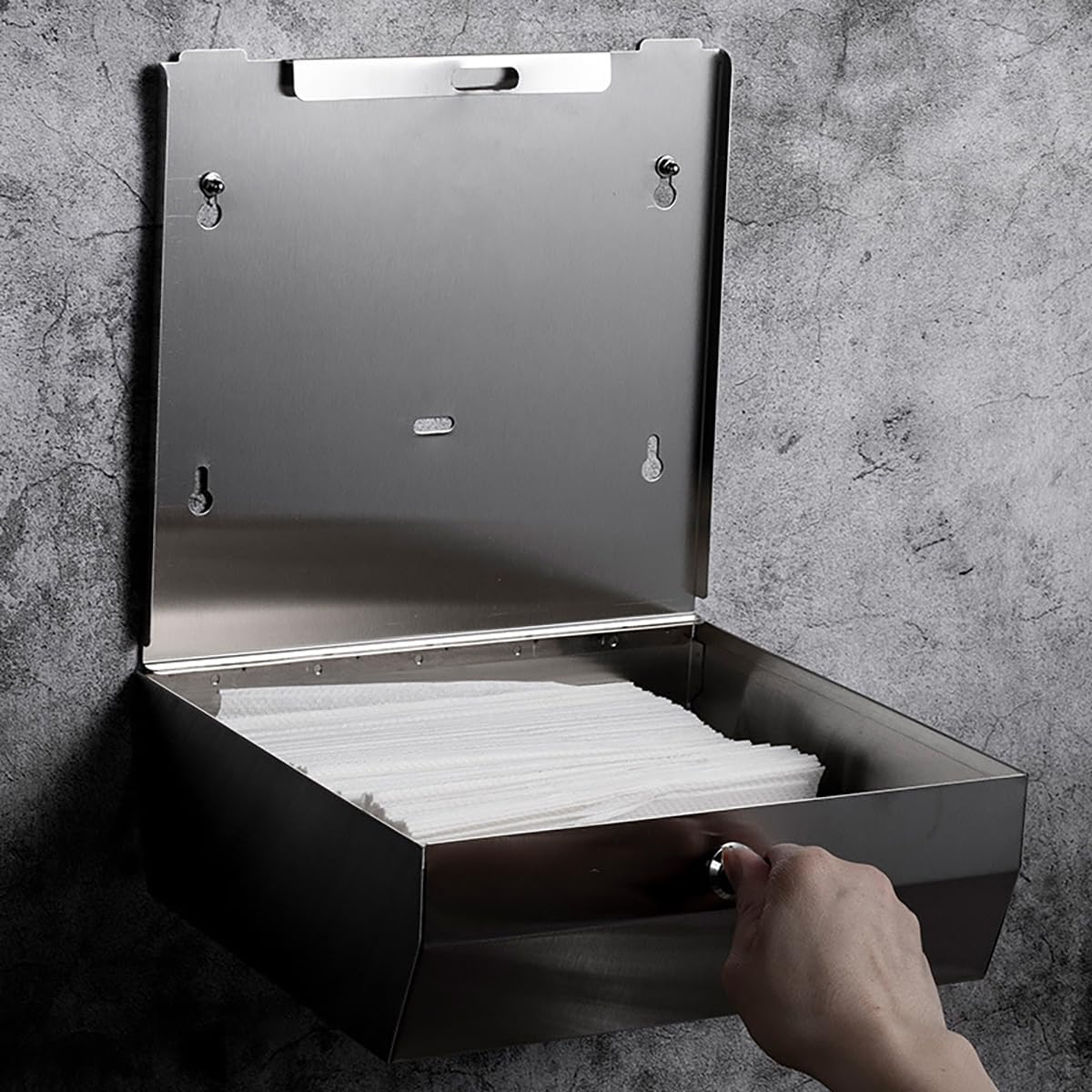 TOBEFORT Commercial Stainless Steel Towel Dispenser