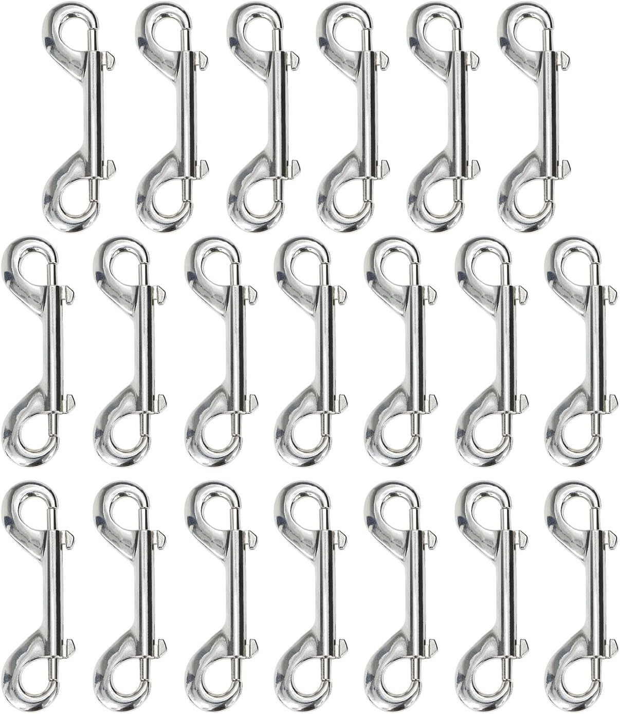 Wontee 4 Inch Bolt Snap Trigger Chain Diving Clips 20 Pack