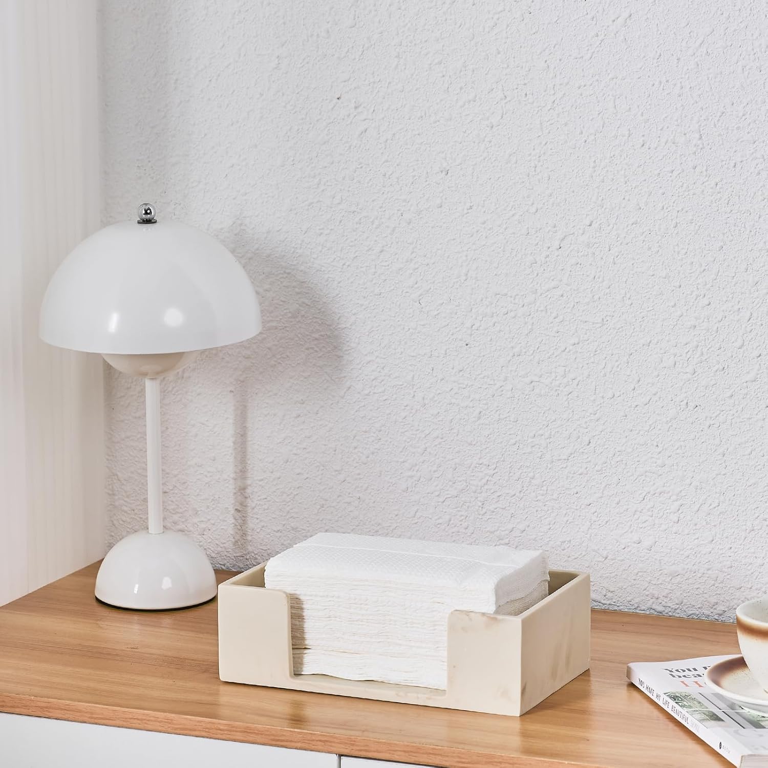 Marble Beige Napkin Holder