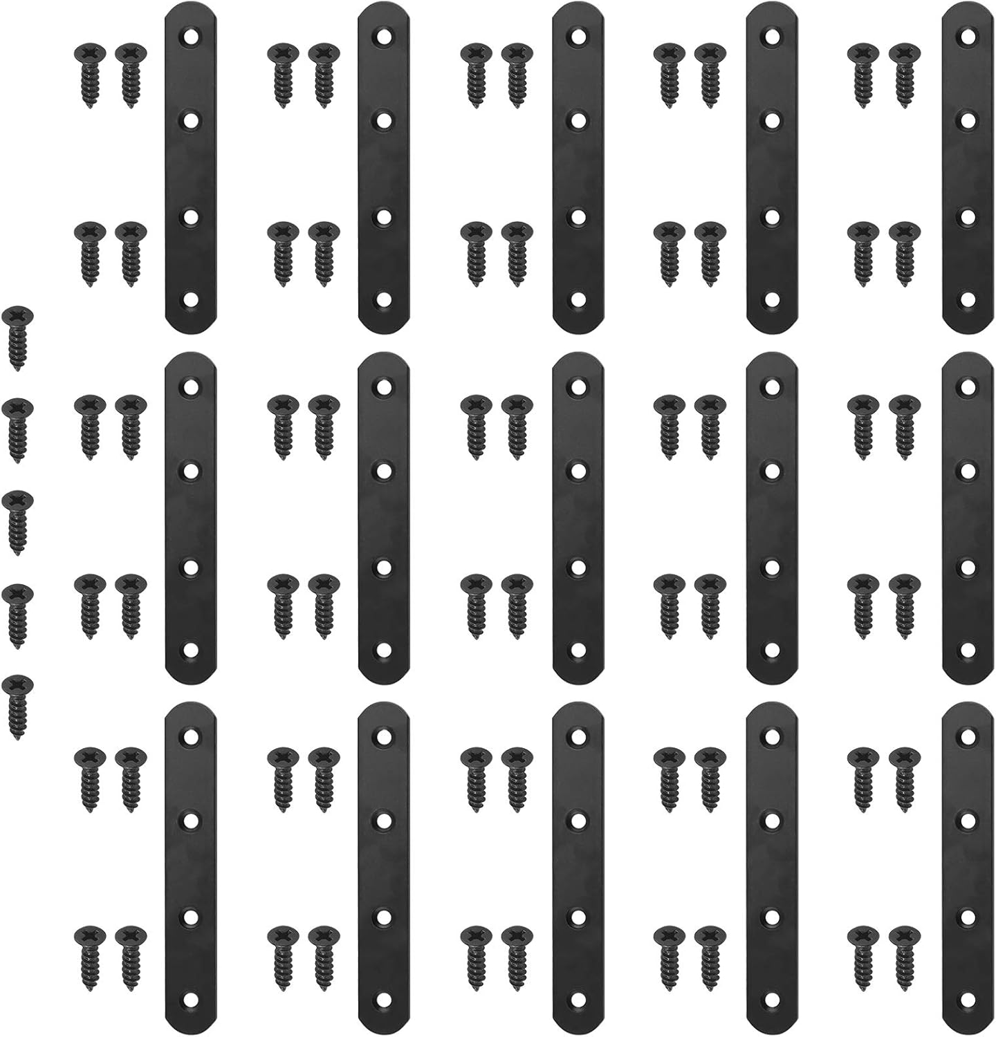 Hilitchi Stainless Steel Straight Corner Braces 130mm 15 Pack