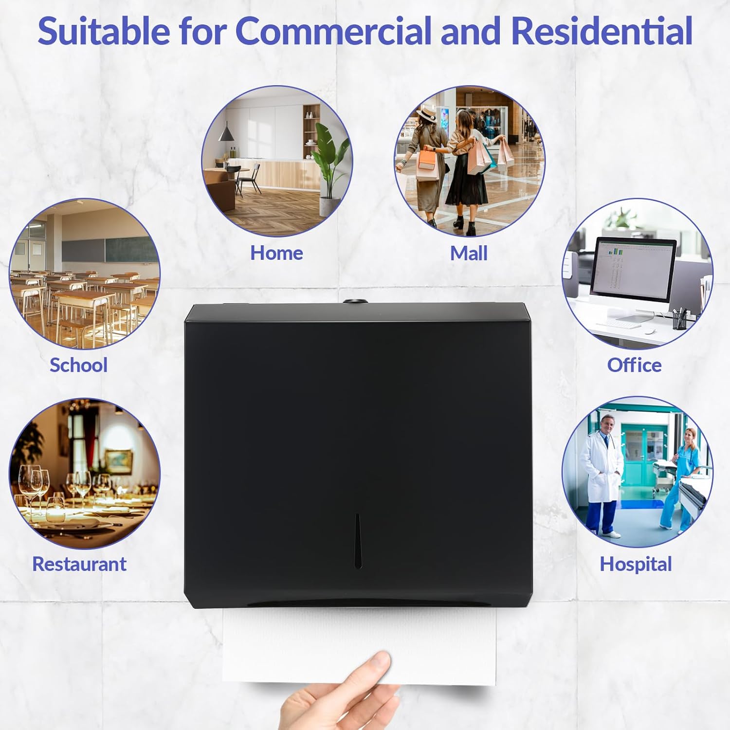 Stardrix Wall-Mounted Paper Towel Dispenser