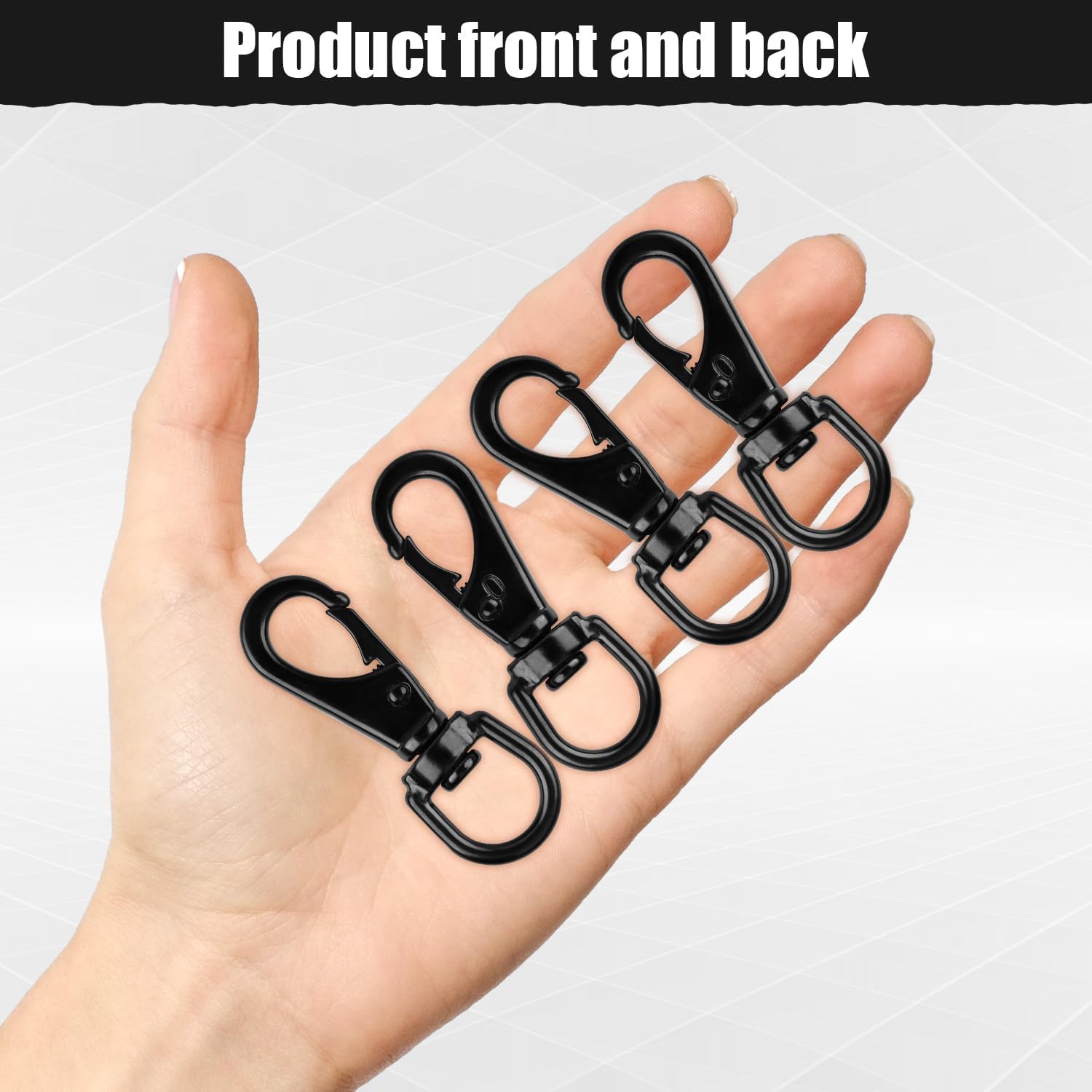 Durable 5-Pack Spring Clips