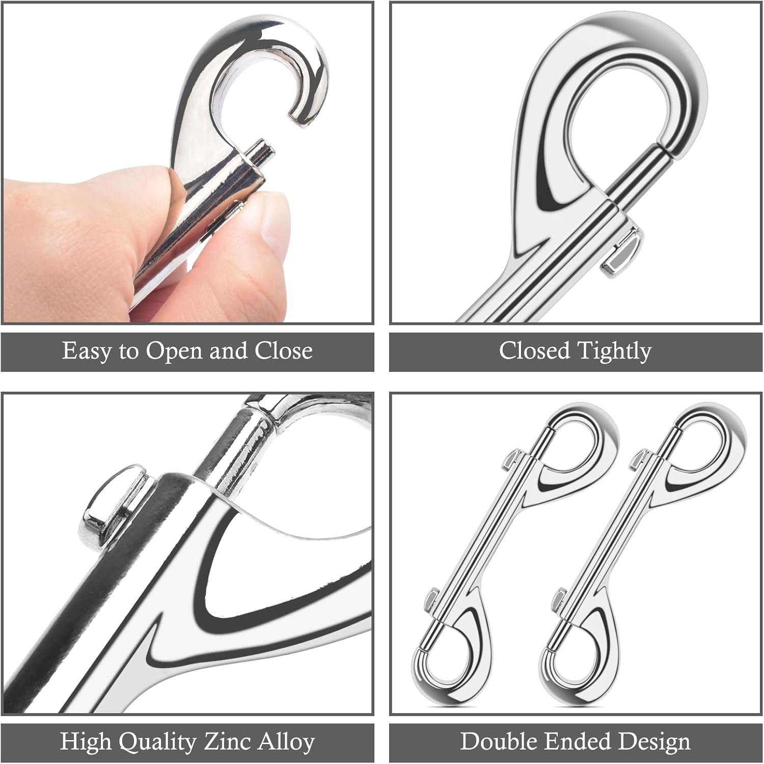 ERKOON Double-E Easy-Opening Heavy-Duty Pet and Hobby Snaps