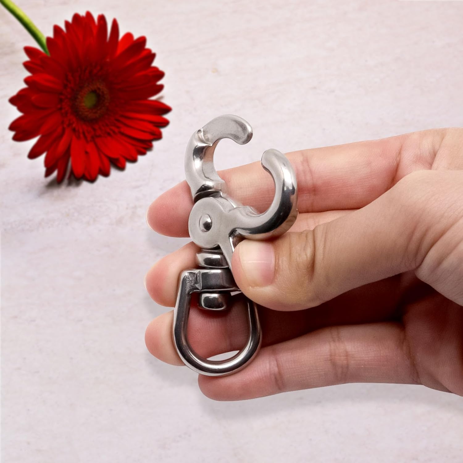 2 Pcs Heavy Duty Trigger Snaps Swivel Hooks 2 35 Inch