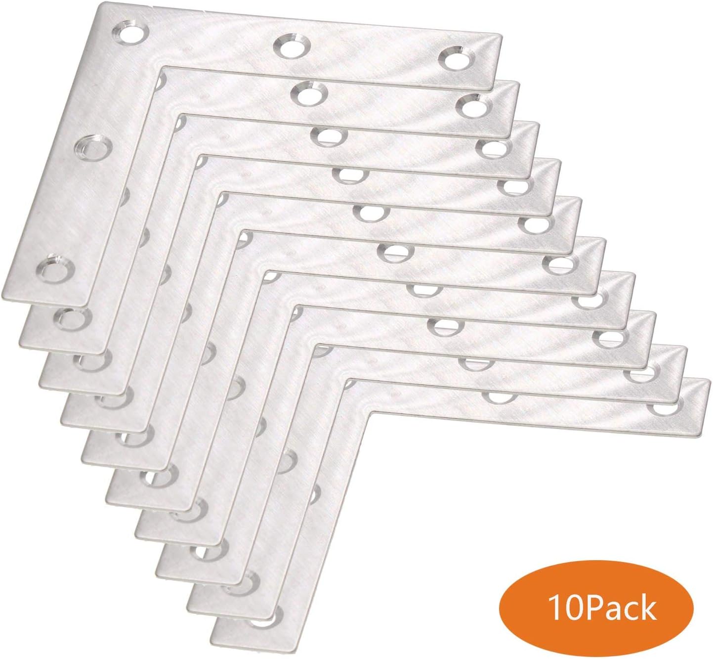 10 Pack Repair Mending Bracket Plate for Wood Metal and Furniture